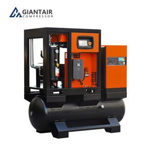 Compresor de aire industrial Slient todo en uno GiantAir 7.5KW 11KW 15KW 18.5KW 22KW Compresor de aire de tornillo rotativo de velocidad fija - Product Image 6