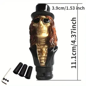 XGS 2025 OEM Factory Wholesale Modification Skulls Handle Shift Manual Lever Automatic Dual Car Gear Knob - Product Image 5