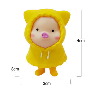 Navidad alcancía estatua regalo dibujos animados resina Animal con sombrero de Papá Noel resina tóxica bebé <span class=keywords><strong>Gif</strong></span> figuritas resina regalo <span class=keywords><strong>Anime</strong></span> figura - Product Image 5