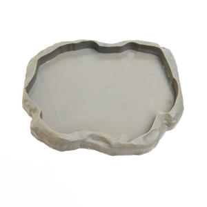 Kertenkele chamemunlar yılanlar için plastik sürüngen su kasesi Geckos boynuzlu kurbağalar kaplumbağalar kaya peyzaj besleme kasesi - Product Image 5