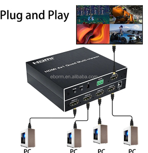 OEM 4x1 <strong>HDMI</strong> Quad Multi-viewer <strong>4</strong> in 1 Out 1080P <strong>HDMI</strong> Multiviewer Seamless Switcher Split Screen 4x1 for Camera PC TV Monitor - Product Image 3