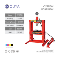Presse hydraulique portable CE 10 tonnes pour roulements et bagues – Réparation mobile pour garage et atelier