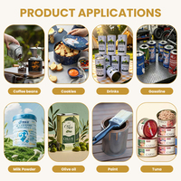 Latas Vacías para Aceite de Oliva, Envases Metálicos Ecológicos Herméticos para Almacenamiento de Aceite de Cocina, Capacidades de 750ml/1L/2L/3L