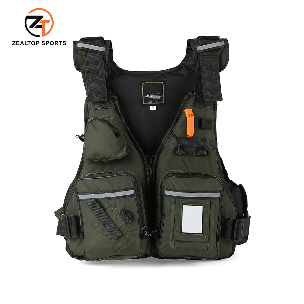 Универсальный жилет для плавания на открытом воздухе, катания на лодке, катания на лыжах, костюм для выживания, спасательный жилет из полиэстера для взрослых и детей