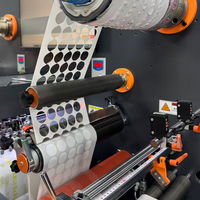 Máquina troqueladora automática digital de etiquetas de rollo a hoja Darui de 6 cuchillas, 2500W 220V, equipo de postimpresión