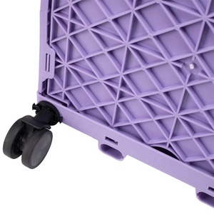 Dongguan nhà máy sang trọng nhỏ đẩy xe dwl Cổ Phiếu gấp Giỏ mua hàng tạp hóa giỏ hàng Gấp xe đẩy hộp tay PP vật liệu - Product Image 4