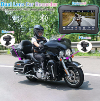 Pantalla Táctil Inalámbrica de 5 Pulgadas con Bluetooth, Resistente al Agua IP65, Carplay, Android Auto, Mirror Link, Navegador GPS con Mapas Mundiales para