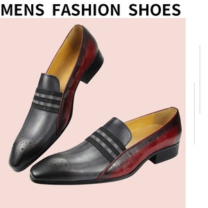 Buona vendita <span class=keywords><strong>scarpe</strong></span> eleganti Casual da <span class=keywords><strong>uomo</strong></span> alla moda mocassini in pelle alla moda oxford moda Slip-On altezza aumento calzature di grandi dimensioni - Product Image 2