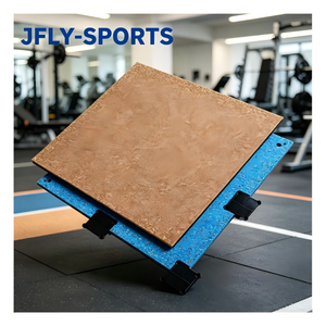 Dalles de sol en caoutchouc écologiques, non toxiques et sûres pour la pose en salle de sport intérieure et en salle de fitness à domicile - Product Image 1