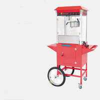 Ommercial-máquina de palomitas de maíz montada en vehículo, tipo carrito