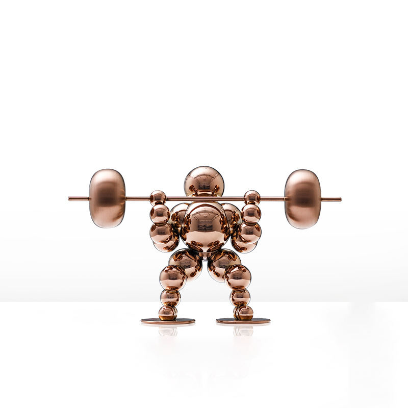 Ornement de persévérance-or rose