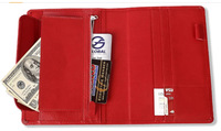 Carnet personnalisé avec logo sur mesure, 160 pages, en cuir PU, couverture rigide, avec poches pour cartes