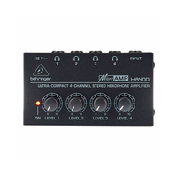 Amplificateur de casque stéréo compact 4 canaux Behringer HA400, équipement musical pour scène intérieure et extérieure, système de sonorisation PA
