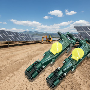 Aanvraag voor een goedkopere luchtgedreven rotsboorinstallatie van 26 kg, slagfrequentie >37 <span class=keywords><strong>Hz</strong></span>, voor zware mijnbouw in steile terreinen. - Product Image 1