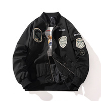 Logo personnalisé Patchwork Starter Satin Varsity Jacket 100% Polyester Winter Varsity Men Raiders Jacket