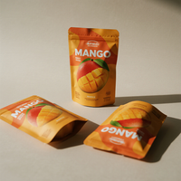 Pochettes d'Emballage Mylar à Fermeture Éclair Antiodorantes, Personnalisées, en Feuille d'Aluminium, Refermables, et Tenues Debout, avec Impression Numérique Colorée pour Stockage Alimentaire