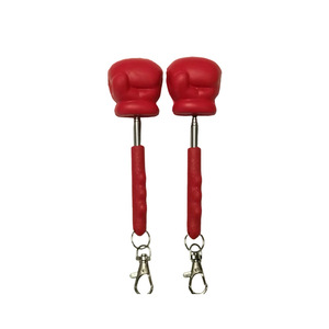 Stainless Steel Extendable Mini Pu Foam Fist <b>Keychain</b> Portable Back Pounding <b>Keychain</b> Gift - Product Image 1