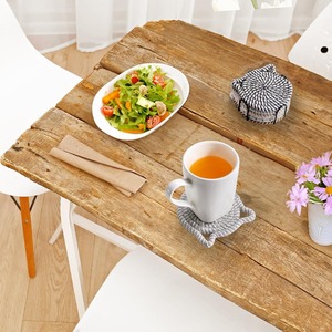 ที่รองแก้วไม้ตกแต่งบ้านลายแมว ของขวัญสำหรับคนรัก สไตล์จีนดั้งเดิม ปลอดสารพิษ ตลกและแปลกใหม่ อุปกรณ์สำนักงาน - Product Image 5