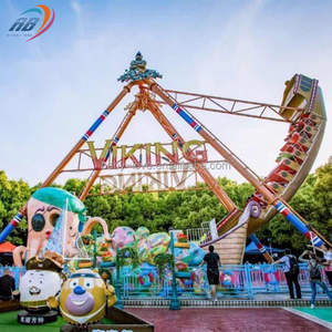 Attrazione da Luna Park Nave Pirata per Bambini, Giostra a Dondolo, Barca Vichinga in Vendita - Product Image 5