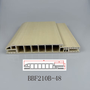 <span class=keywords><strong>Marco</strong></span> Decorativo Simple de WPC, <span class=keywords><strong>Marco</strong></span> de Puerta Personalizable, Impermeable y sin Pintura - Product Image 1
