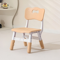 Chaises pour enfants en plastique réglables en hauteur pour garderie, école maternelle, école et usage domestique