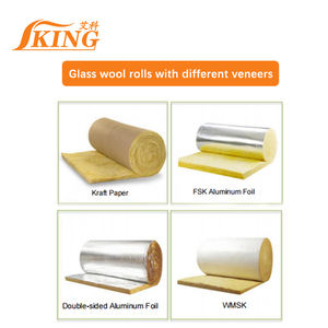 ISOKING 48kg/<span class=keywords><strong>m</strong></span> ³ ブラウングラスファイバーダクトライナーラップ付き箔防音断熱材 - Product Image 4