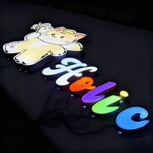 Tùy Chỉnh Ngoài Trời Cửa Hàng Dấu Hiệu 3D Chiếu Sáng Biển <span class=keywords><strong>Acrylic</strong></span> Thạch Kênh Chữ Cho Mẫu Giáo Bé Cửa Hàng Toddler Lớp Học - Product Image 6