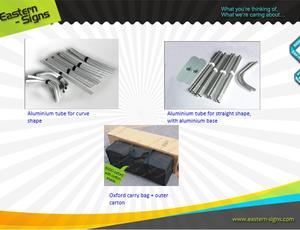 Pop-up-Wand Popup-Ständer Stoff Display Banner Banner gebogen Ausstellung Pop-up-Hintergrund 3x4 <span class=keywords><strong>Promotion</strong></span> Messe Werbung - Product Image 2