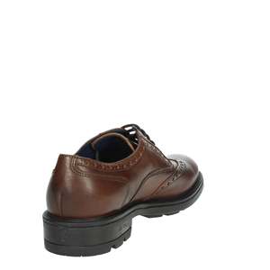 Scarpe Oxford da Uomo KEYS K-9971 in Pelle Marrone con Design Wingtip, Antiscivolo, Chiusura con Lacci per Ufficio, Carriera e Abbigliamento Formale - Product Image 3
