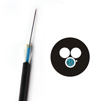 Kabel Serat Optik ADSS Self-supporting MINI untuk Pemasangan Udara, 6 8 12 24 48 Core, Kabel Serat Optik ADSS/ASU Outdoor, SPAN 100m 200m