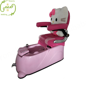 Moderno Rosa rojo belleza Saolon niños Spa equipo chico Spa sillas de lujo salón de uñas pedicura - Product Image 1