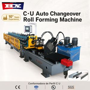 Máquina Perfiladora con Cambio Automático para <span class=keywords><strong>Perfiles</strong></span> C y U, Fabricante con 30 Años de Experiencia, Servicio Postventa, Personalización Total - Product Image 1