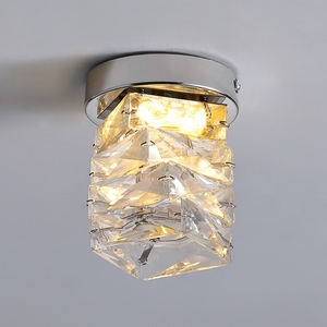 Minimalist Nordic-Style Iron Ceiling Pendant Lamp Crystal Three-Color Temperature for Balcony - Product Image 6