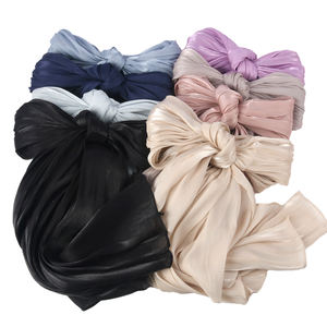 Hijab en <span class=keywords><strong>mousseline</strong></span> scintillante, foulard long en <span class=keywords><strong>mousseline</strong></span> pour femmes malaisiennes, foulard plissé, foulard islamique pour femmes - Product Image 4