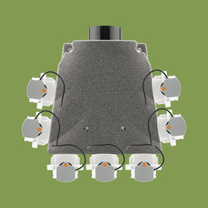 Amortisseur électrique hôte d'air frais du système de climatisation central Junzhou Contrôle analogique Contrôle du volume d'air 0-10V - Product Image 4