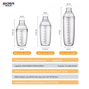 Trà Sữa cửa hàng tự chế đồ uống trà chanh công cụ hướng dẫn sử dụng Shaker cup với quy mô sinh thái thân thiện cà phê đồ uống đo Shaker - Product Image 2