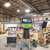 Nouveau modèle Toploong 1015 55A, découpe plasma CNC portable, cycle de service 100%, coupe de métal de 6 mm, moteur pas à pas compact en acier, 220v