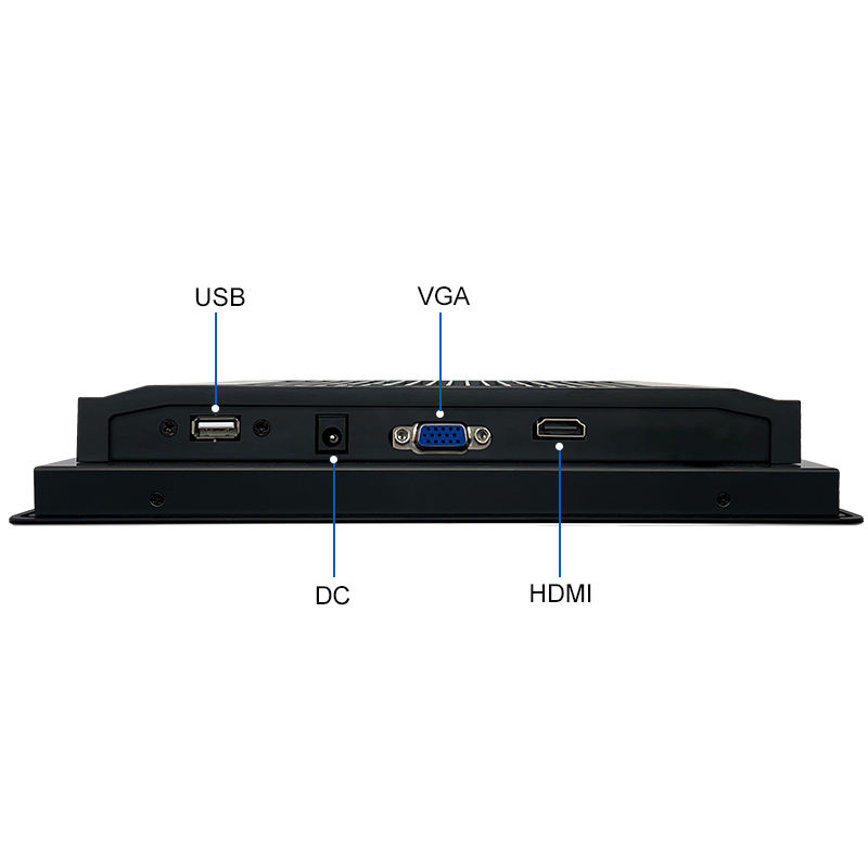 13.3 Inch Industrial Touchscreen VGA/USB/DVI Embedded True Flat Monitor IPS1920*1080 Capacitive Touch Screen Monitor