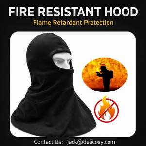 Balaclava noire ignifuge de catégorie 2, certifiée NFPA 2112, <span class=keywords><strong>pour</strong></span> la <span class=keywords><strong>soudure</strong></span> - Product Image 3