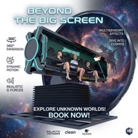 2025 nuevo Domo cine interior parque infantil Montaña Rusa simulador 3D 4D 5D 6D 7D 9D 12D realidad Virtual vuelo cine VR vuelo