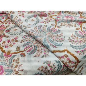 Tela Habutai de Seda de Morera Triloki de 44 Pulgadas de Ancho con Estampado Floral Transparente para Vestidos de Novia, Costura y Manualidades por Metro - Product Image 4