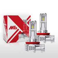 Vente en gros Mini phare LED de voiture M6X H8 9005 9006 9012 H11 ampoules halogènes avec 18W 5000LM pour feux LED auto moto