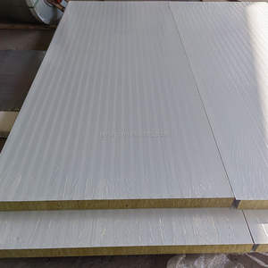Paneles Sándwich de Lana para Casas Contenedor a <span class=keywords><strong>Precio</strong></span> Económico, 75 mm de Espesor, Aislamiento Acústico, Paneles de Pared Exteriores Impermeables para Construcción - Product Image 3