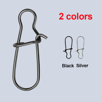 Klip memancing luar ruangan, aksesoris memancing Pin ditingkatkan memancing Stainless Steel jepret 0 #1 #2 #3 #4 #5 #6 #7 #8 #