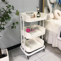 Chariot de salon de beauté mobile Yicheng Beauty SPA Salon support de rangement multifonctionnel pour chariot à ongles avec roues à vendre