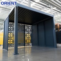 Pergola en aluminium à prix de gros, livraison rapide, pergola motorisée murale, système de pergolas motorisées à vendre