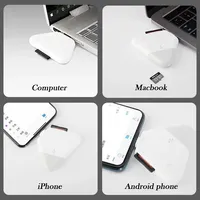 Lecteur de cartes USB 2.0 3-en-1 externe haute vitesse pour cartes SD/TF pour iPhone/Android/PC/Ordinateur portable/Appareil photo