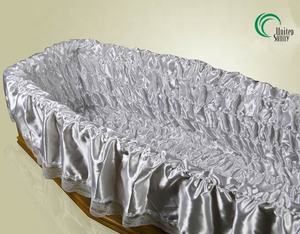 Tissu funéraire en satin de style XZR-76 européen et <span class=keywords><strong>cercueil</strong></span> <span class=keywords><strong>moins</strong></span> <span class=keywords><strong>cher</strong></span> à l'intérieur des intérieurs de garnitures de <span class=keywords><strong>cercueil</strong></span> en tissu - Product Image 5