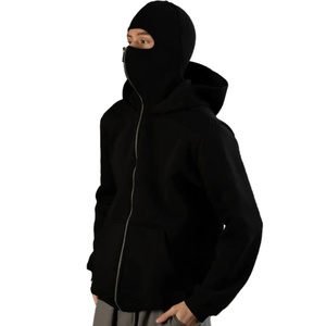 Fournisseur de sweats à capuche de haute qualité, lourds, de style streetwear, avec logo personnalisé, sweats à capuche à fermeture éclair intégrale, fabricant de sweats à capuche - Product Image 5