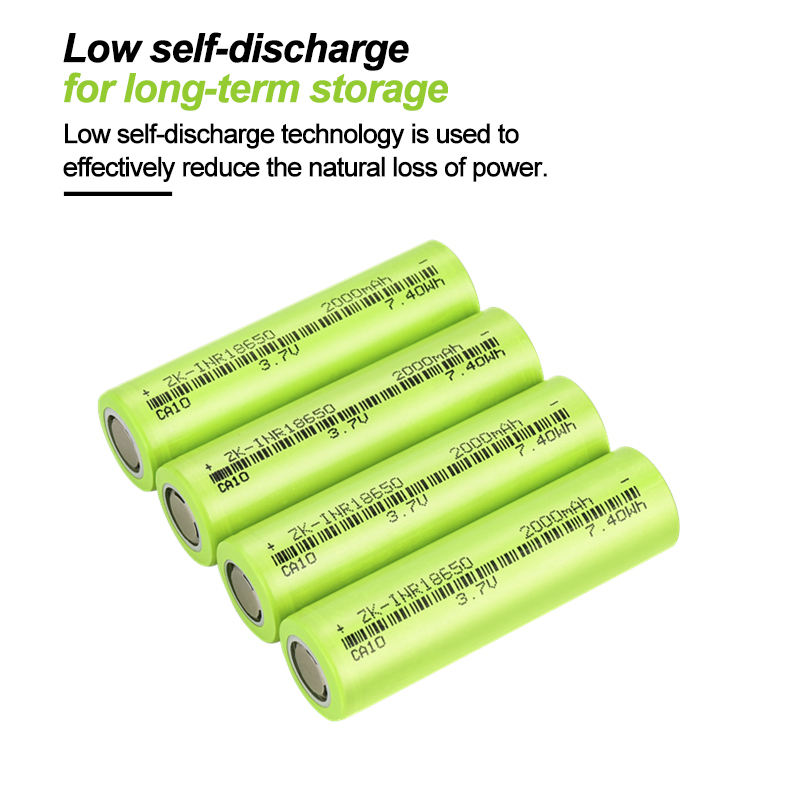 18650 Li-Ion Battery 3.7V 2000mah - Reliable Power Source